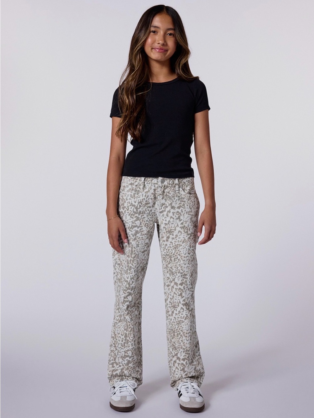 RSQ Tilly’s Girls Low Rise Leopard Print Jeans
